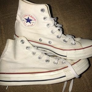 White high top converse